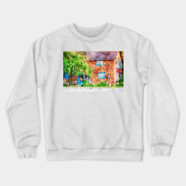 Carriage Shop 3 Crewneck Sweatshirt by Robert Alsop